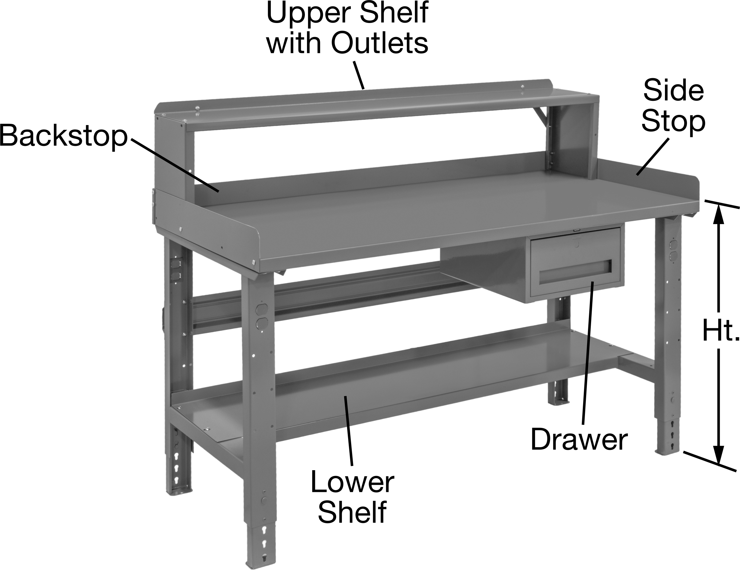 Shown with Optional Accessories