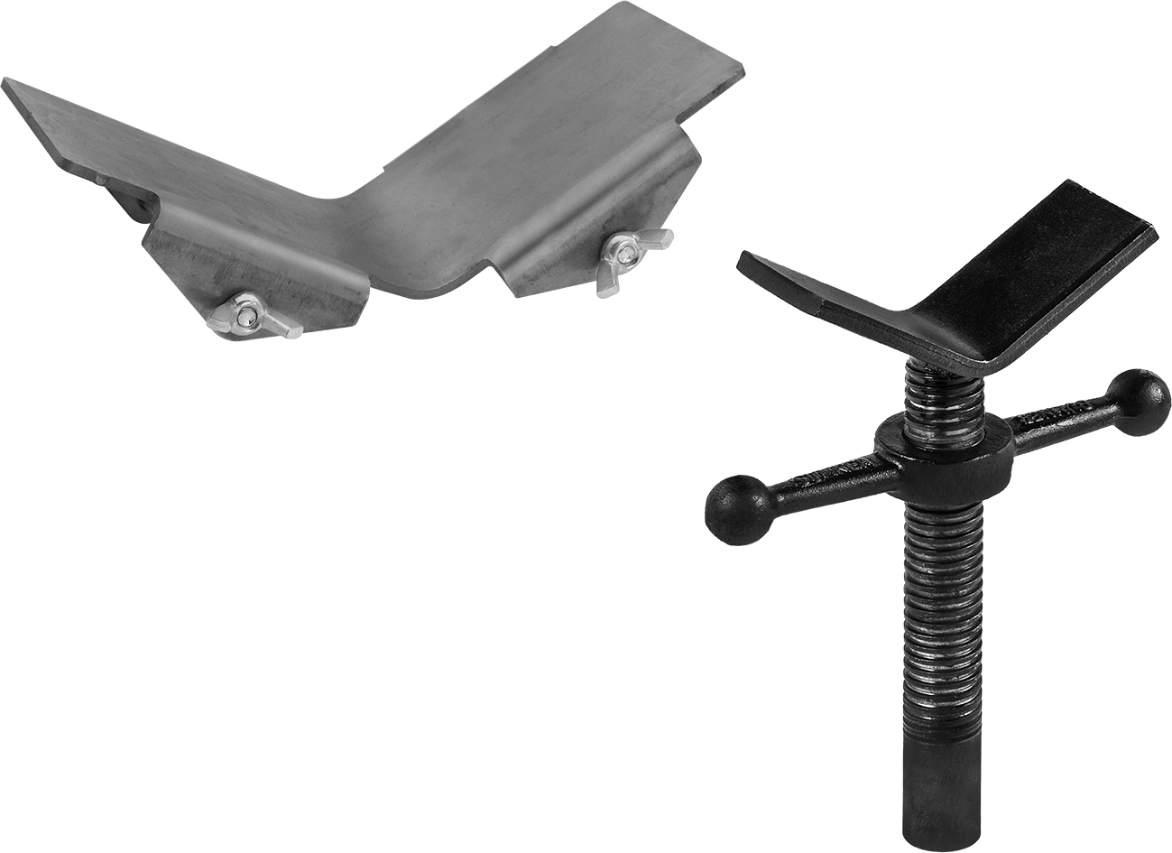 Tripod Malzeme Destek Standı için V Stili Destek — 2,500 lb., Çelik, Tripod