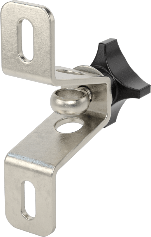 Konveyörler için Montaj Çubuğu Braketi, 5/8" Çaplı Dikey Çubuk için Paslanmaz Çelik Braket, 2.2 inç Genişlik