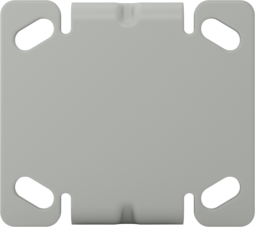 Ekonomik Mauler Tekerlek, 4-1/2 inç x 4 inç montaj plakalı, Sabit, 5" Çaplı Kauçuk Tekerlek