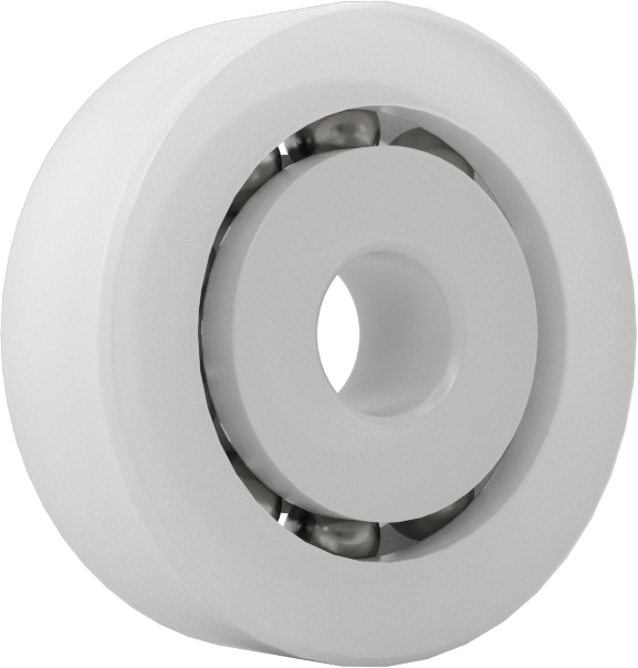 Kuru Çalışan Bilyalı Rulman, Anma Numarası, R2A, 1/8" Mil Çapı için