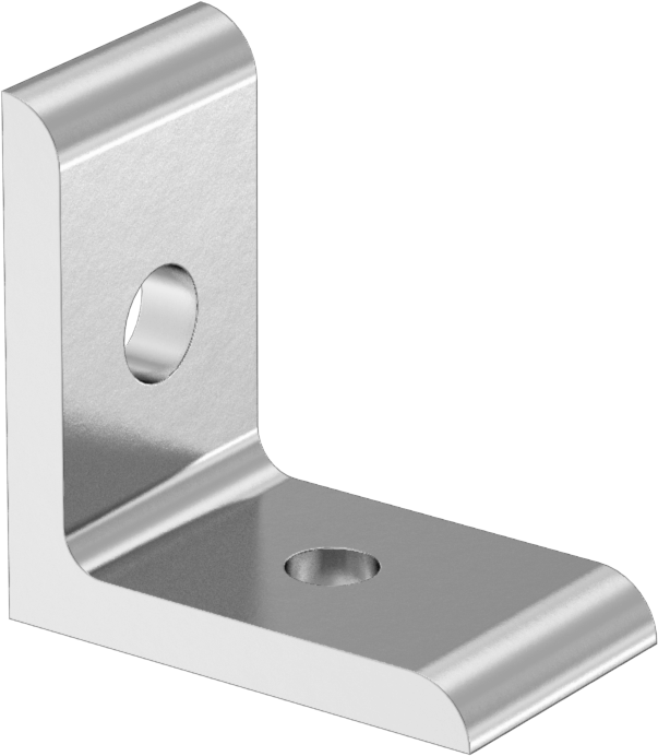 T-Yivli Çerçeve, 1" ve 1.5" Yüksekliğinde Ray için Köşe Redüktörü, 1.5" Uzunluk — 1", 1 1⁄2", Tekli, Köşe