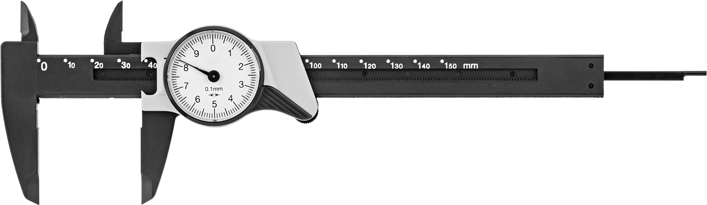 Statik Kontrol Kadranlı Kaliperler, 0 mm ila 150 mm Ölçüm Aralığı