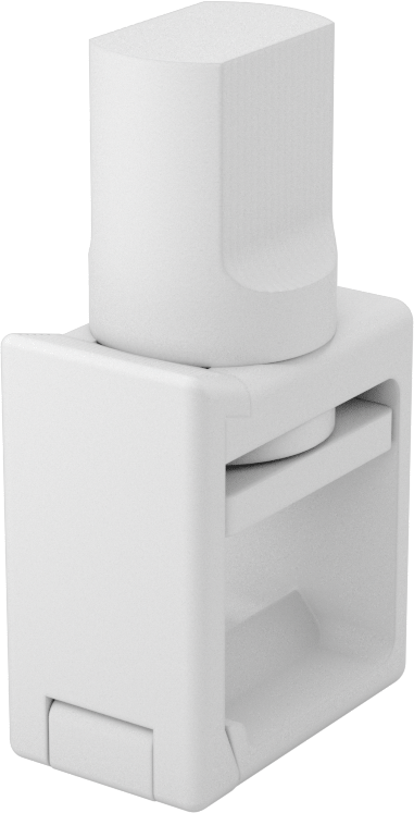 Temassız Akış Ayar Valfi, T-Saplı, Plastik Gövde, 3/32" ila 1/2" Boru Dış Çapı için