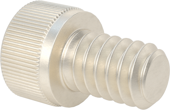 Gümüş Kaplama 18-8 Paslanmaz Çelik Alyan Başlı Vidalar, 2-56 Diş Boyutu, 1/8" Uzunluk