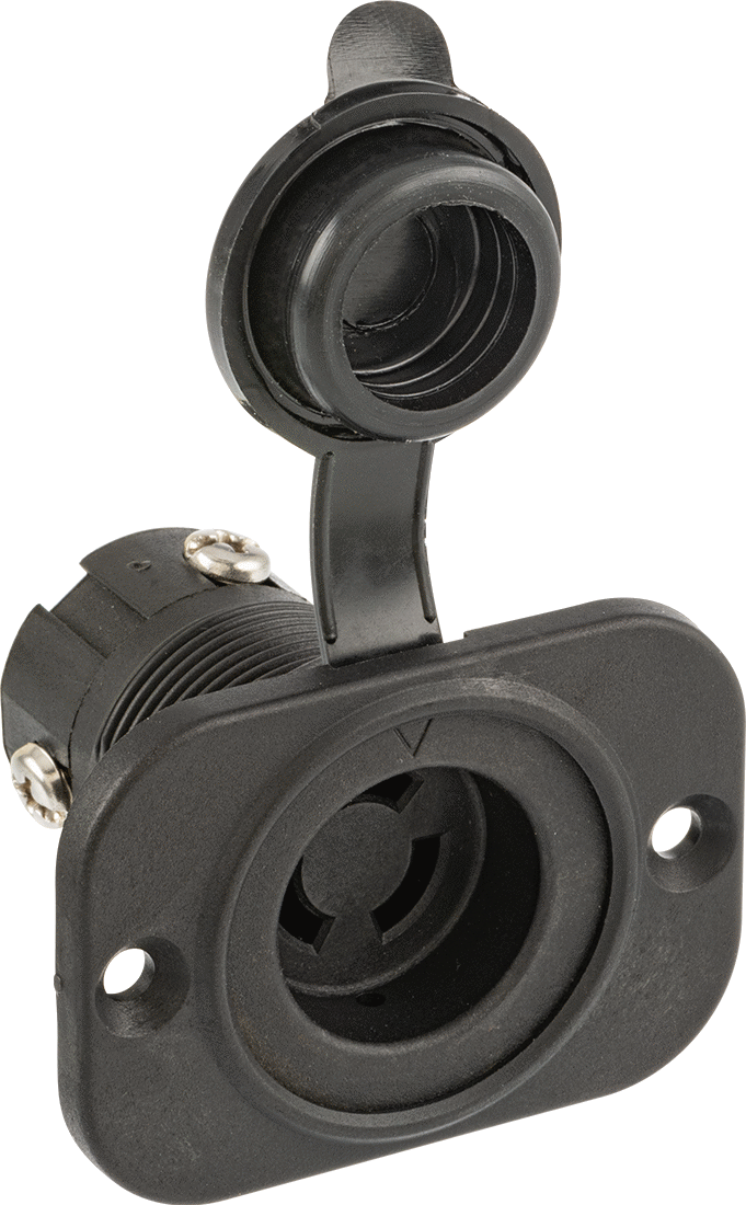 Turn-Lock Araç DC Konektörü, Soket, 10-8 AWG için — 40 amp, 2, 3, Dişi