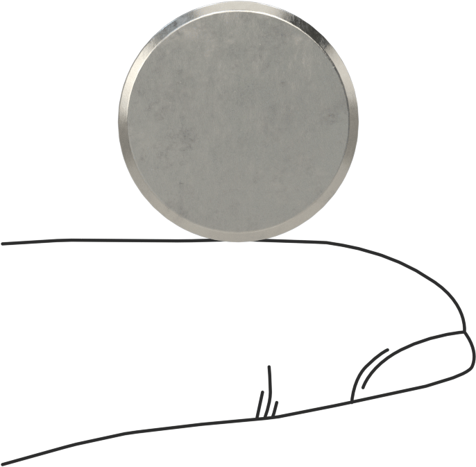 303 Paslanmaz Çelik Tırtıllı Düğme, 10-24 Dişli Delikli, 3/8" Derinlik, 3/4" Çaplı Başlık