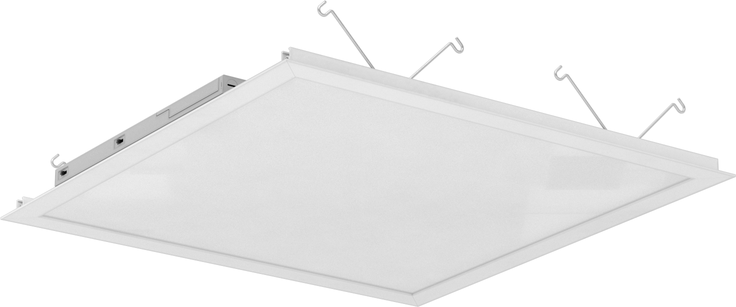 Yenileme Gömme Tavan Işığı, 22-3/4" Uzunluk x 22-3/4" Genişlik x 1-3/8" Toplam Yükseklik