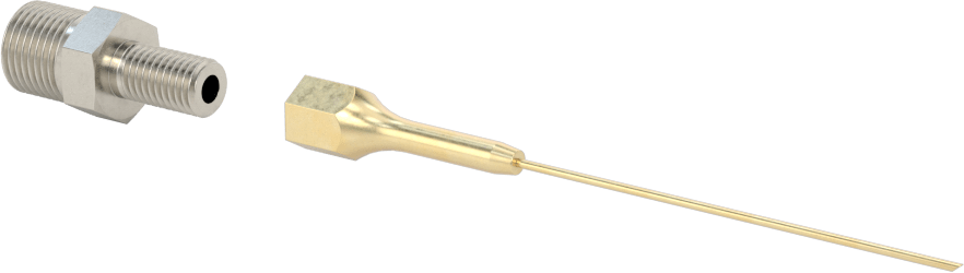 0.035" Dış Çaplı Düz Hassas Gres Dağıtım Ucu ile 3-1/16" Uzunlukta Nozul — Dispensing Tip, Nozzle, Düz, 0.035"