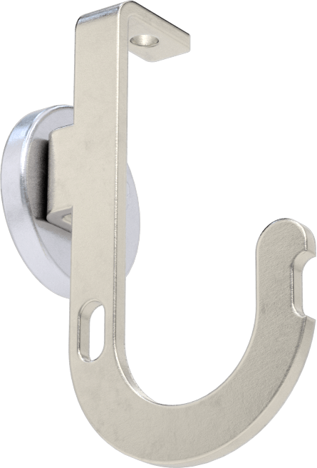 Mıknatıslı Kanca, 1-1/4" Genişlik x 3-1/8" Yükseklik x 2-1/8" Derinlik