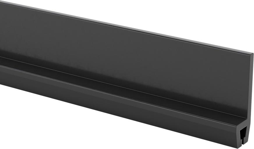 Kolay Kesim Şerit Fırça için 5 Fit Uzunluk x 5/16" Genişlikte Cıvatalı Tutucu — Cıvatalı, 5 ft., Esnek