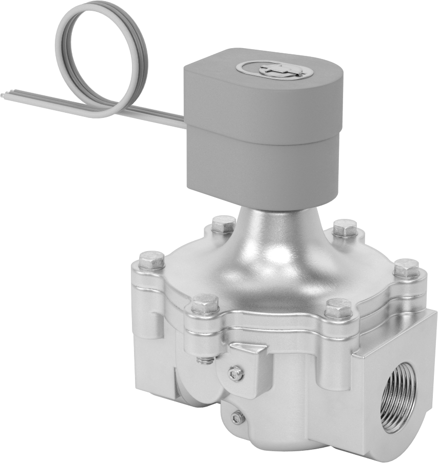 Solenoid Açma/Kapama Vanası, Doğal Gaz ve Propan için, 240V AC, 1 Dişi NPT