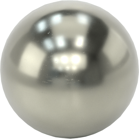Çelik Top Düğme, 5/16"-24 Dişli Delikli, 1/2" Derinlik