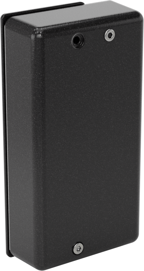 Gömme Çekme Kolu, Siyah ABS, 1-1.8 mm Panel Kalınlığı için