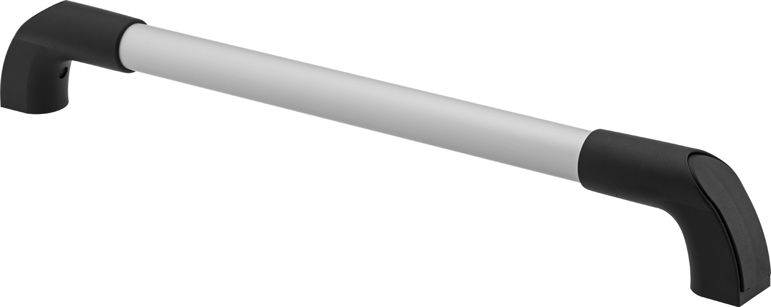Gümüş Alüminyum Kesim Boyu Çekme Kolu, T-Yivli Çerçeveleme için 14 inç Uzunluk — 1 1⁄2", 3", 4 1⁄2", 40 mm, 80 mm, 120 mm, Tekli, Çift, Ü…
