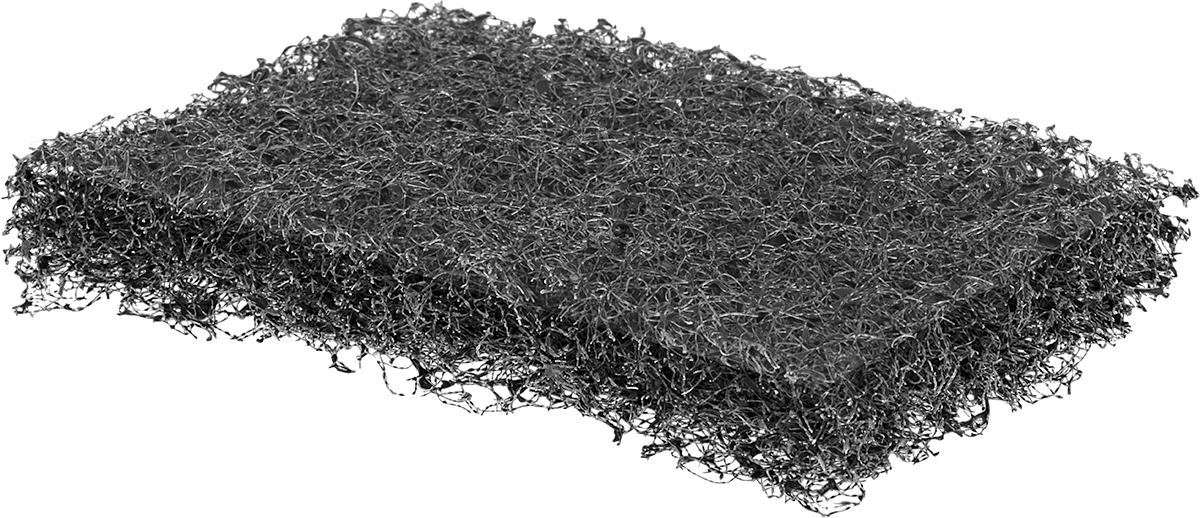 Ağır Aşındırıcı Ovma Pedleri, Mavi — Ağır, Plastic, Plastic Fiber, 1"
