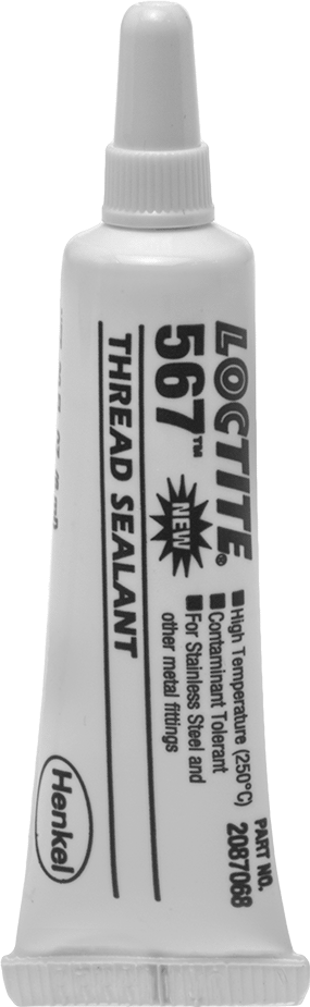 Dişli Sızdırmazlık Maddesi, PTFE'li, Düşük Kilit Gücü, Loctite®, 567, 0.2 FL. oz