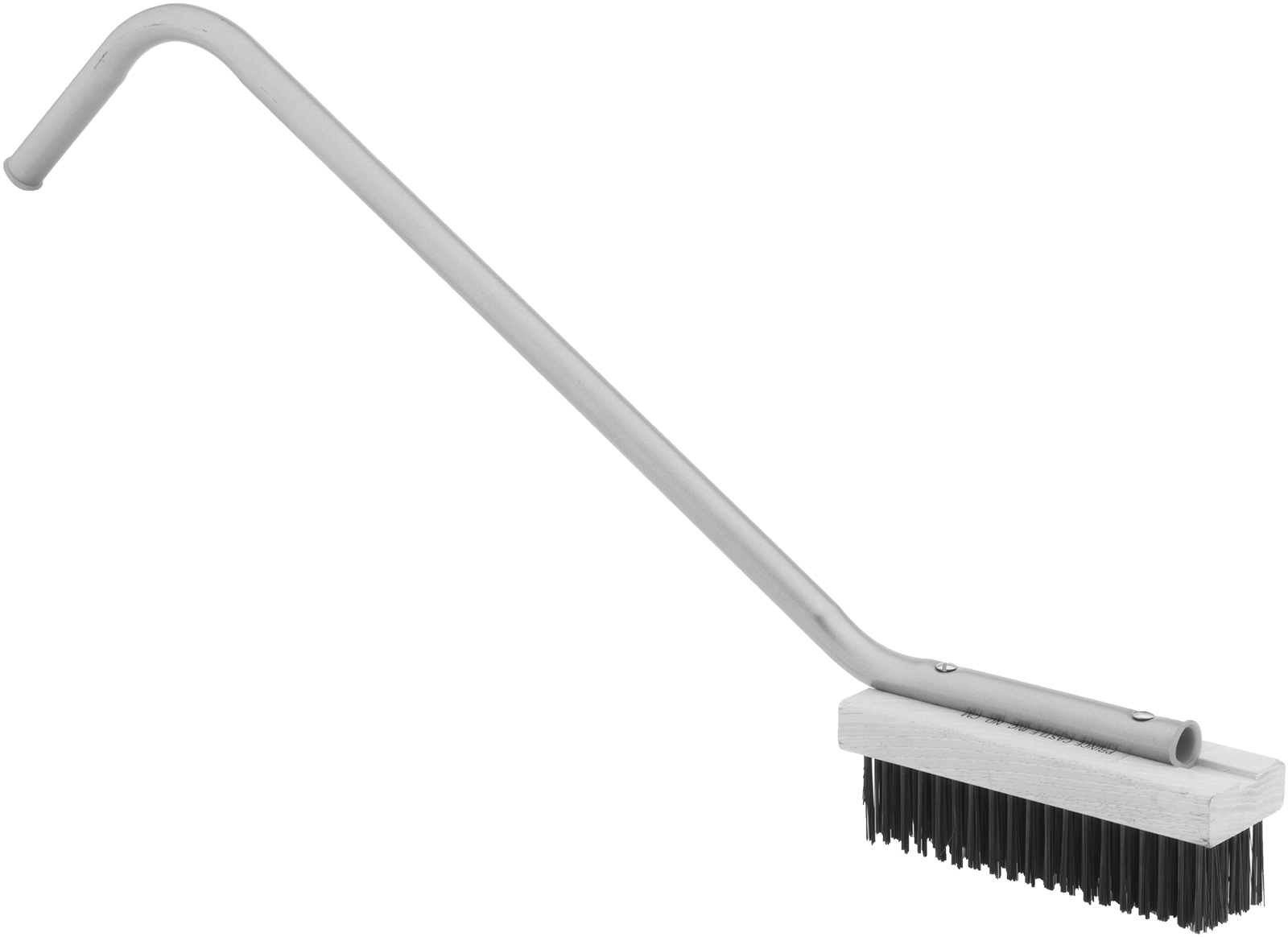 20-1/2" Uzunlukta Metal Saplı El Fırçası, Uzatılmış Ulaşım Sapılı, 1-3/4" Genişlik x 6-5/8" Uzunluk Fırça