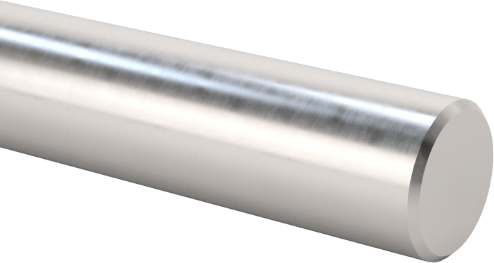Döner Mil, 1566 Karbon Çelik, 10 mm Çap, 1000 mm Uzunluk