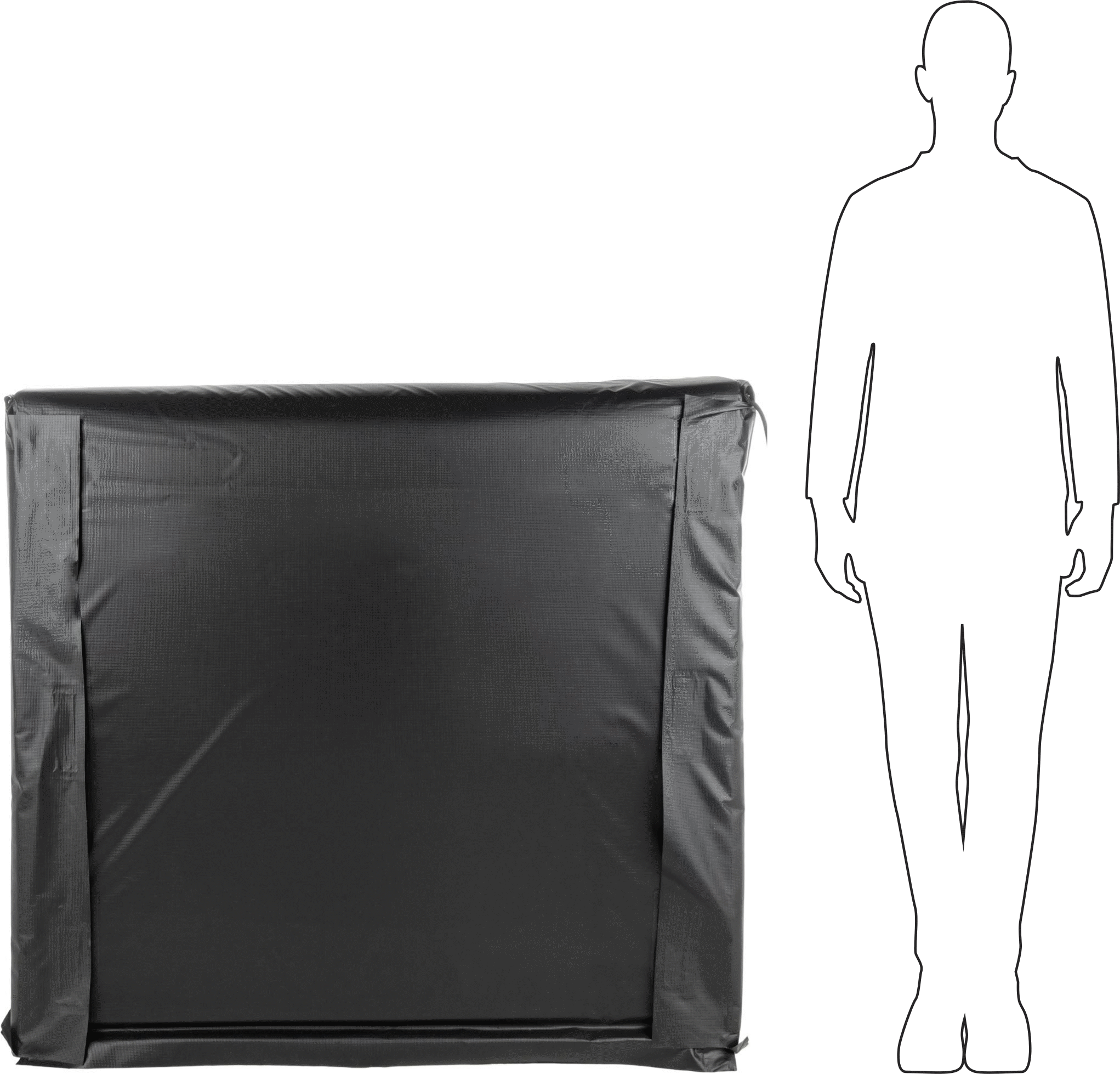 Isıtmalı Depolama Muhafazası, 32" Uzunluk x 44" Genişlik x 46" Yükseklik İç Mekan
