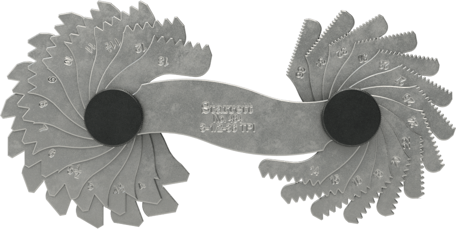 28 Tanımlayıcı, Diş/İnç, Starrett Numara 484 — Bolts, Nuts, Screws, Threaded Rods, 28, Çelik