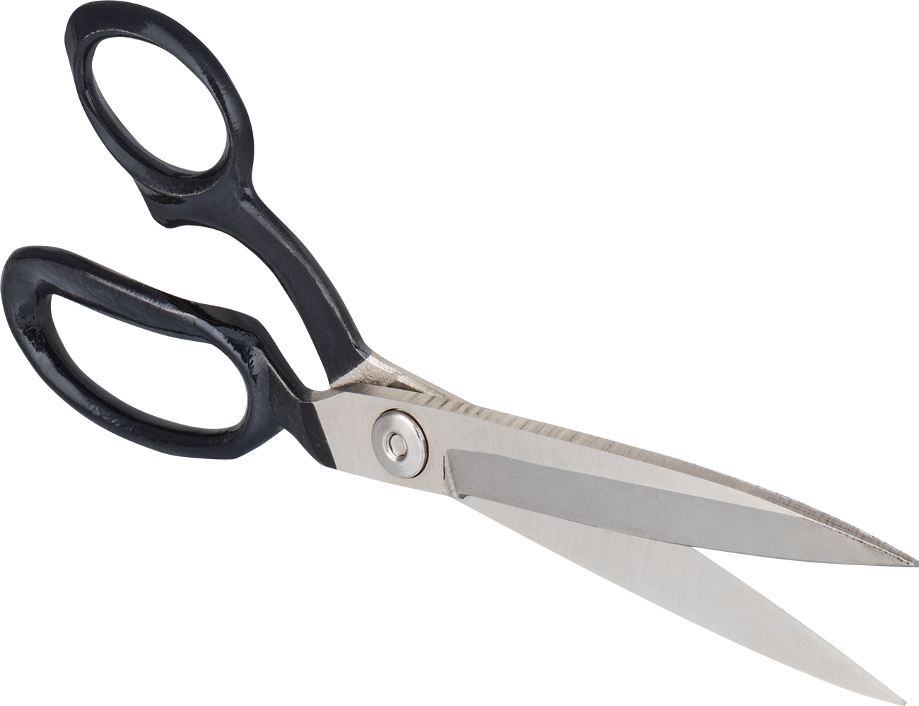 Makas, Kauçuk ve Kalın Kumaş için, Sol El/Sağ El, 10-3/8" Uzunluk — Halı, Kumaş, Kauçuk, Ofset, 4 3⁄4"