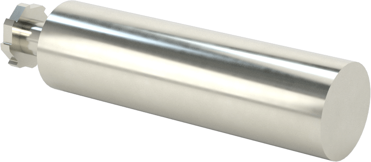 Karbür Anahtar Yuvası Parmak Freze, 3/8" Freze Çapı x 1/16" Kalınlık, ANSI Anahtar Numarası 203
