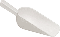 Steril Plastik Kepçe, Yuvarlak Tabanlı