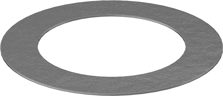 1074-1095 Yaylı Çelik Şimler, 3/8" Çaplı Vida Omzunu Kısaltma için, 0.005" Kalınlık