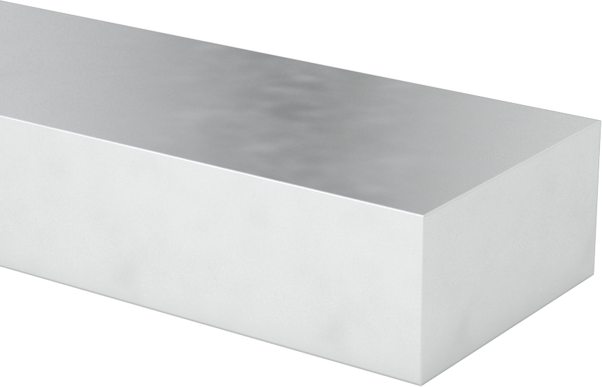 Yüksek Mukavemetli 6013 Alüminyum Levha, 1" Kalınlık, 2" x 12"