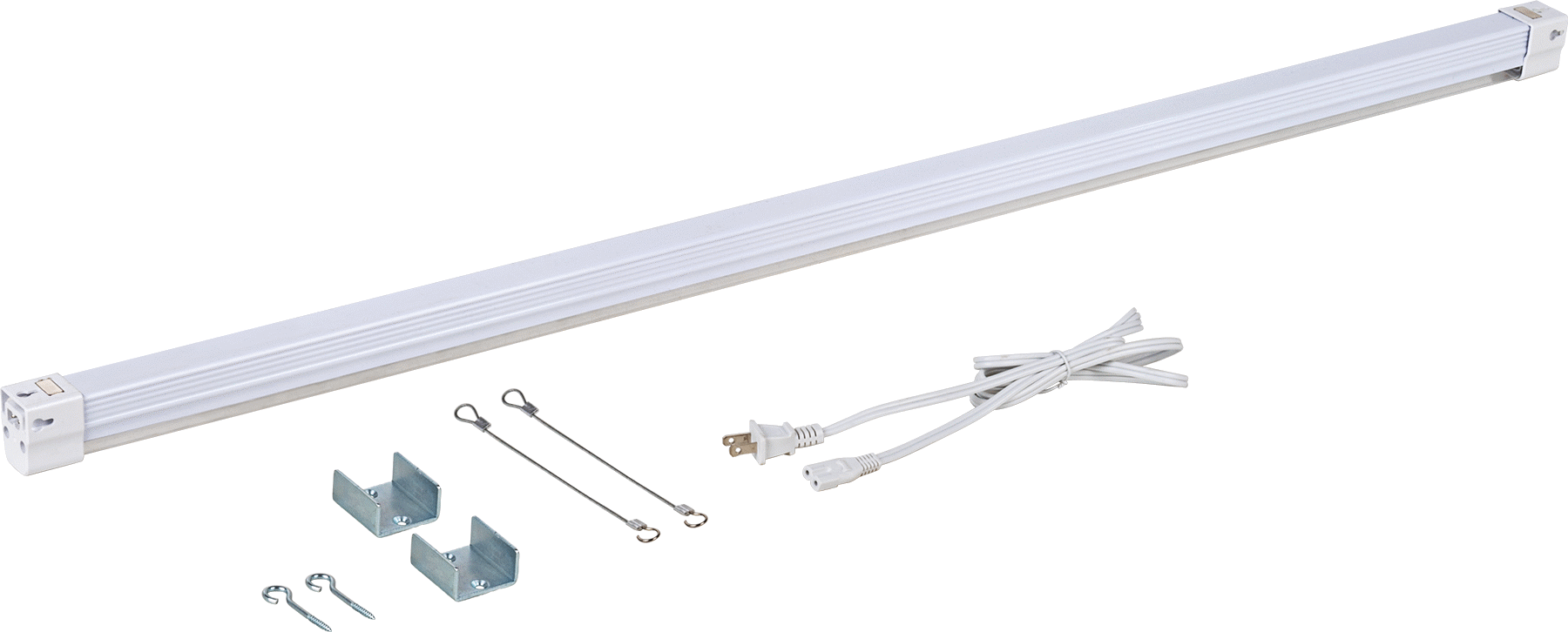 Şarj Edilebilir Tavan Işığı, 47-1/4" Uzunluk x 1-3/8" Genişlik x 1-3/4" Toplam Yükseklik
