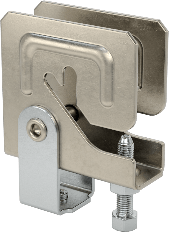 Gijonlar için Eğimli Kiriş Kelepçeleri, Alttan Montaj, Açılı Kiriş için, 1/4"-20 Diş Boyutu için