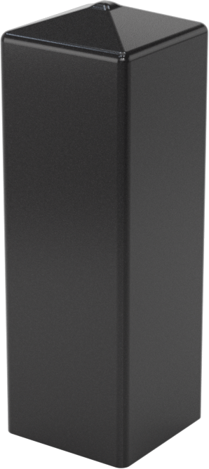 Kare Kapaklar, 1/4" Uzunluk x 1/4" Dış Genişlik için, 1" İç Yükseklik