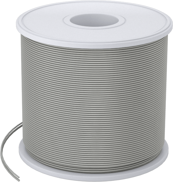 Reçine Özlü Yüksek Erime Noktalı Lehim, Elektrik Uygulamaları için, %5 Kalay, Elektrik Uygulamaları için, %10 Kalay, 0.031" Çap, 1 lb.