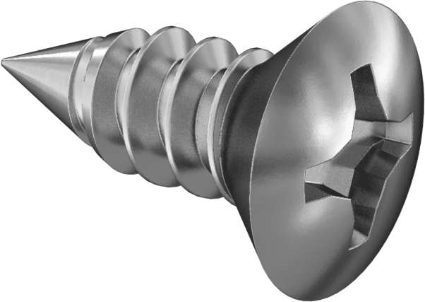 Sac Metal için Oval Başlı Vidalar, Süper Paslanma ve Aşınmaya Dayanıklı 316 Paslanmaz Çelik, 10 Numaralı Boyut, 1/2" Uzunluk