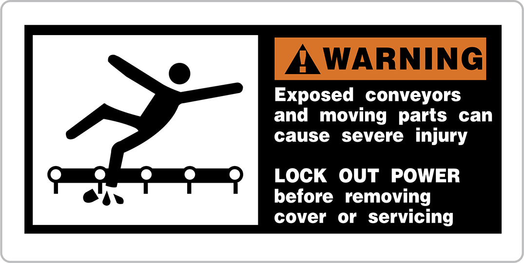 Konveyör Güvenlik Etiketleri