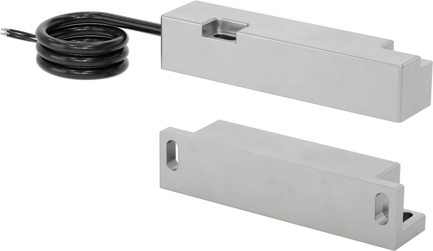 Manyetik Çalıştırmalı Anahtar, Tel Uçları, Plastik, DPST-NC, 30V DC, 0.47" Maksimum Algılama