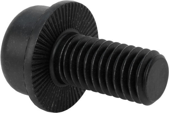 Tırtıklı Flanşlı Alyan Başlı Vida, M5 x 0.8 mm Diş, 10 mm Uzunluk