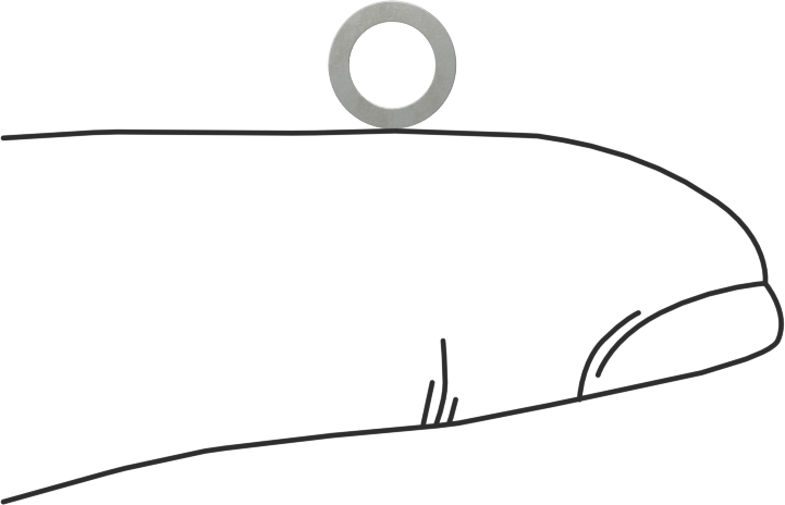 Kalıplar için Şimler, Yay Çeliği, 1/4" Dış Çap, 0.005" Kalınlık
