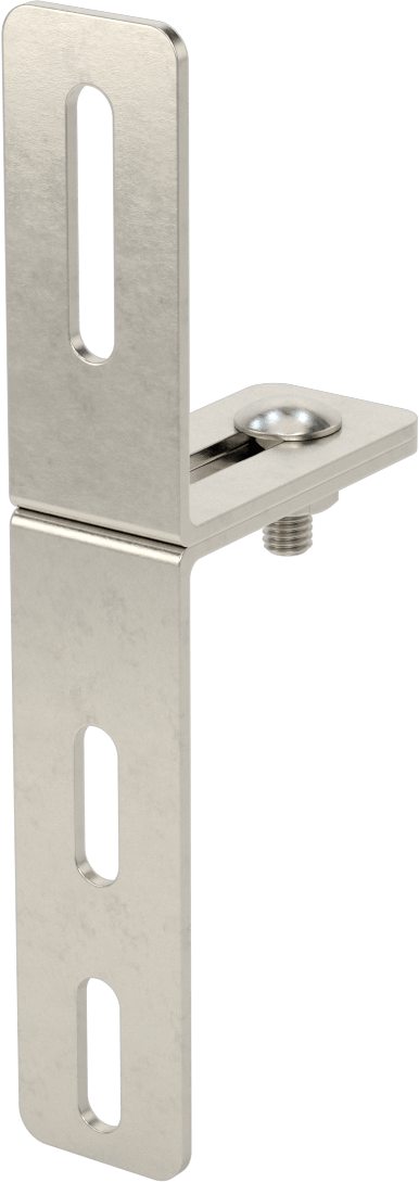 3-1/4" x 8-3/4" x 1/8" İki Parçalı L-Braket