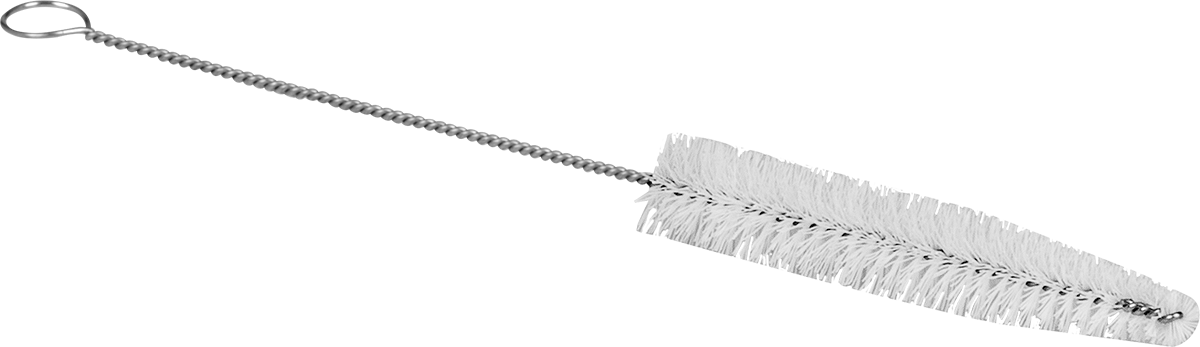 3" Uzunluk x 1/4"-1/2" Çaplı Şişe Fırçası, 7" Toplam Uzunluk — 1⁄4" to 1⁄2", Plastic, Polyester Plastic, 7"