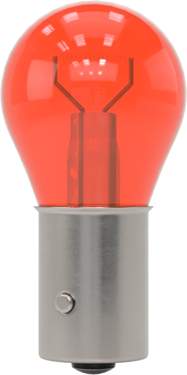 Minyatür Ampul, Bayonet Taban, Tek Temas, Konik, Ürün Kodu 1156Na — 12.8V AC/12.8V DC, Kehribar, 1156NA