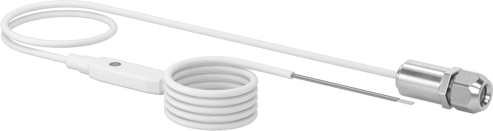 Temassız Kızılötesi Sıcaklık Sensörü, 4-20 mA Çıkış, 0.03 inç Algılanan Minimum Nesne Boyutu — 165° F, 185° F, 1,886° F, Tozlu, Dış Mekan…
