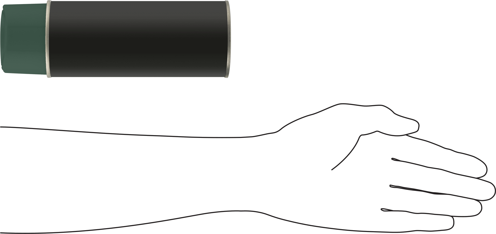 Metal için Astar Boya, Korozyon Önleyici, Yeşil, 12 oz. Aerosol Kutu