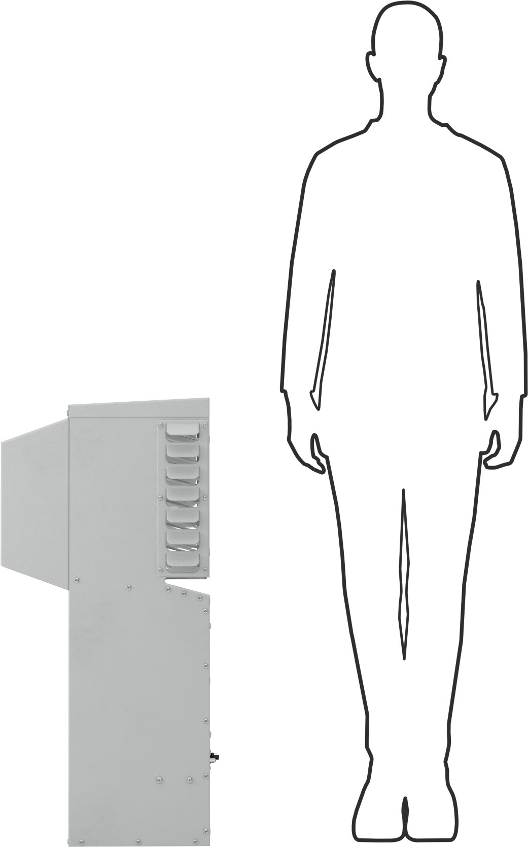 Muhafaza Soğutma Isı Değiştiricisi, NEMA 4, 120V AC, 4400 Btu/hr.