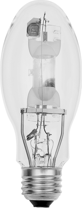 Ampul, Metal Halide, ED17 Konik, E26 Taban, 100W, 4200K — Vidalı, Orta (Standart Ev Kullanımı), 100 W