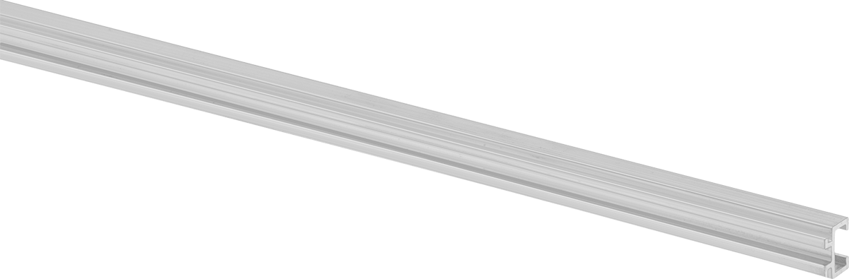 Konveyör Kılavuzu için 5 Fit Uzunluk x 1/2" Kalınlıkta Kanal — 5 ft., Fırça, Aşınma Şeridi, Kılavuz