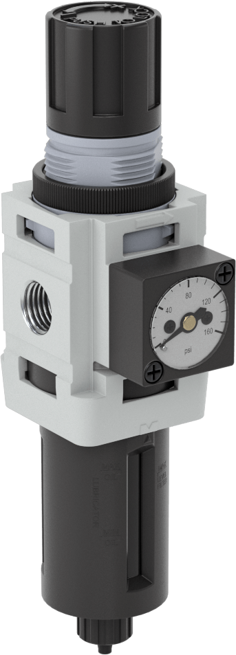 Wilkerson B08 Hava Filtresi/Regülatörü, 1/4 NPT — 1⁄4, Evet, 1⁄4