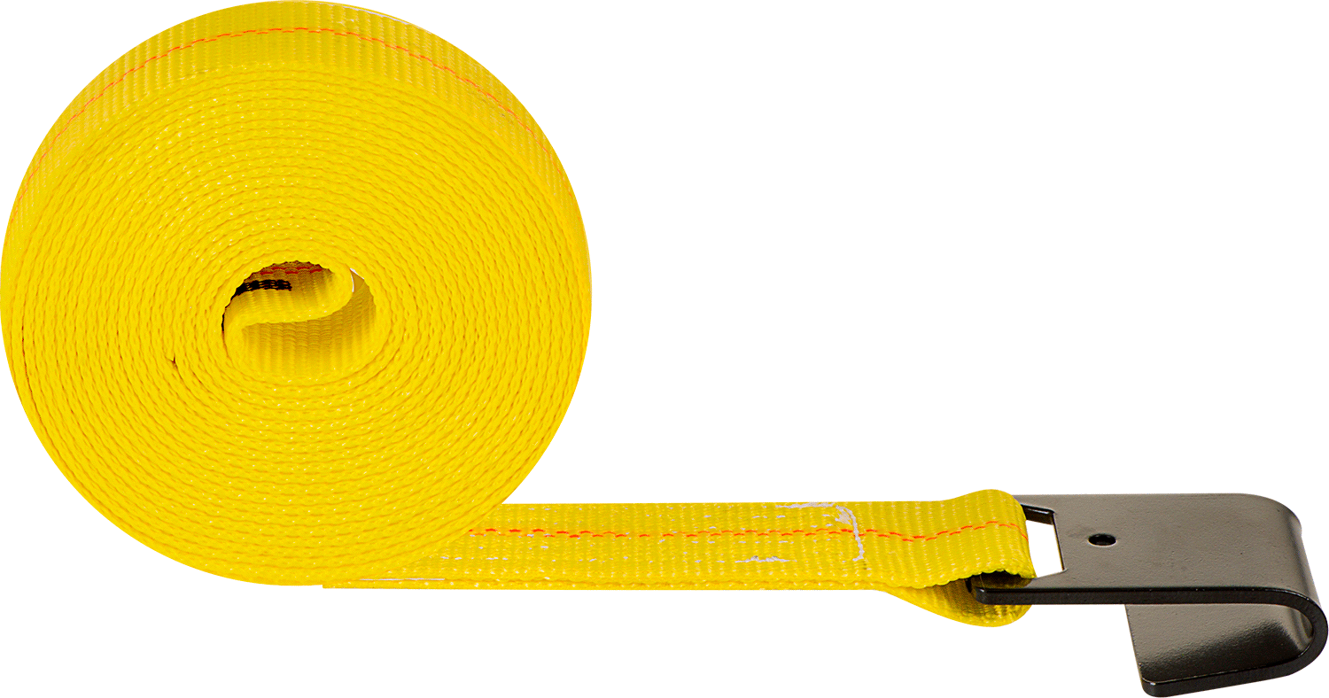 Kanca-Düz Uçlu Dokuma, Düz Kanca ve Boyalı Çelik Uç Bağlantı Parçalı, 2" x 5 Fit