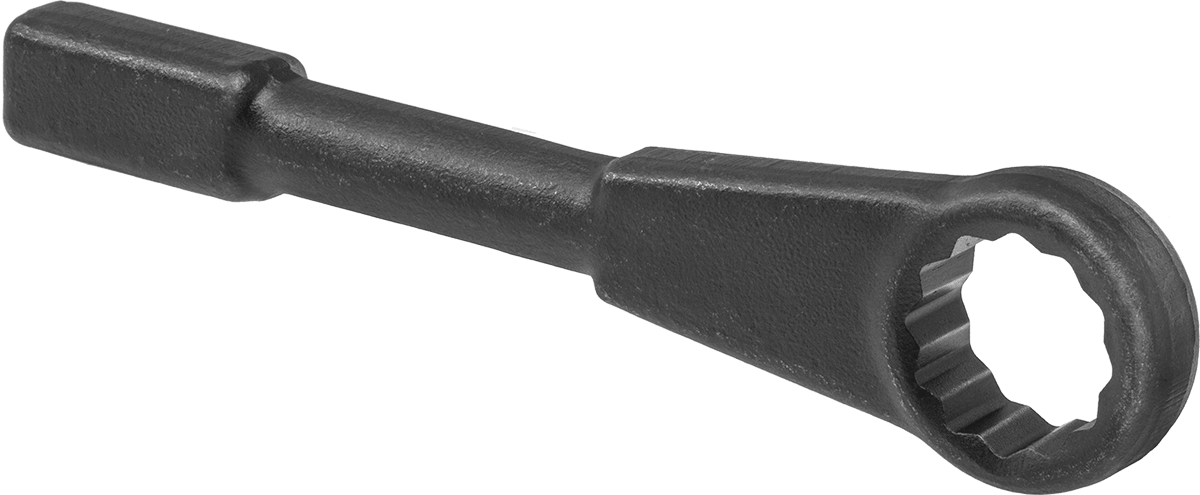 12 Uçlu Açma Darbeli Kutu Anahtarı, 36 mm Boyut, 10-5/8" Toplam Uzunluk